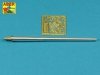 Aber 35L-328 Lufa do niemieckiej armaty p/panc Pak 40 bez hamulca wylotowego / Barrel for German 75mm PaK 40 gun without muzzle brake 1/35